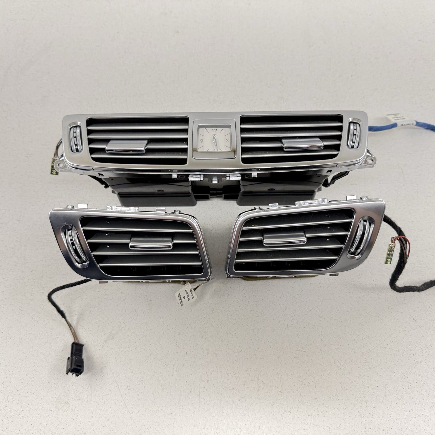 12-18 Mercedes W218 CLS550 Dashboard Dash A/C Air Vent Grill Trim Set OEM