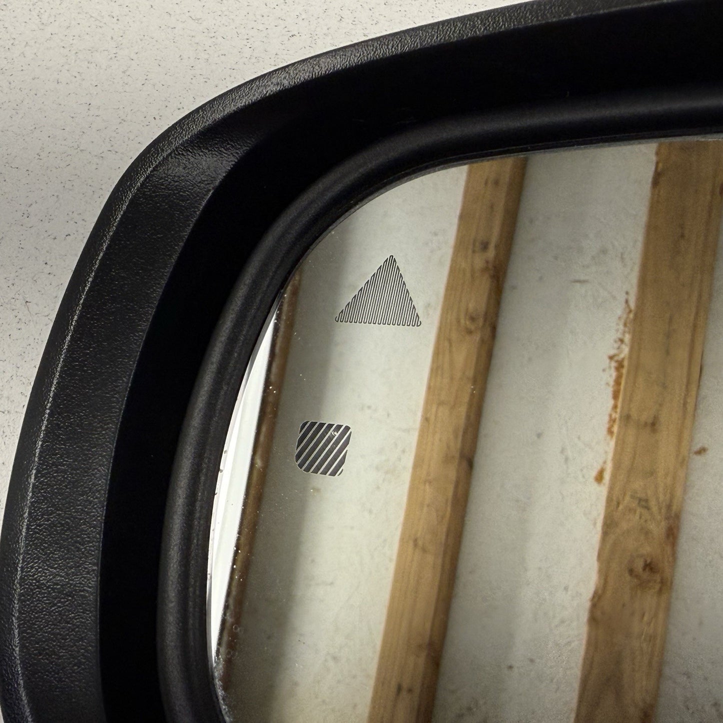 15-20 Dodge Charger Driver Left Door Mirror Side View Blind Spot Black OEM