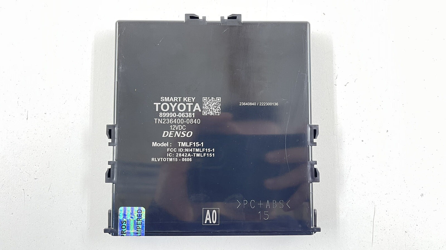 19-22 LEXUS ES300H KEYLESS ENTRY SMART KEY CONTROL MODULE 89990-06381 OEM