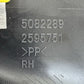 16-23 Toyota Tacoma Crew Cab Right Rear Door Panel Interior Trim Black OEM
