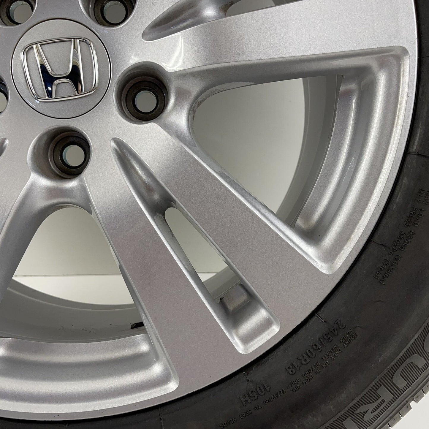 16-20 HONDA PILOT WHEEL RIM W/ TIRE 18x8 +55 OFFSET FACTORY OEM