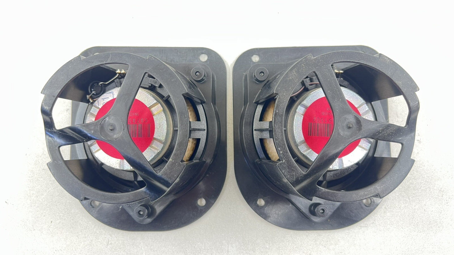 06-10 BMW M6 E63 E64 UNDER SEAT AND REAR SUBWOOFER TWEETER SPEAKER SET OF 4 OEM
