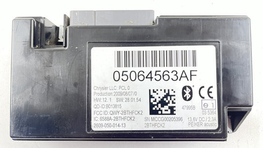 07-10 DODGE RAM TELEMATICS COMMUNICATION BLUETOOTH MODULE 05064563AF OEM