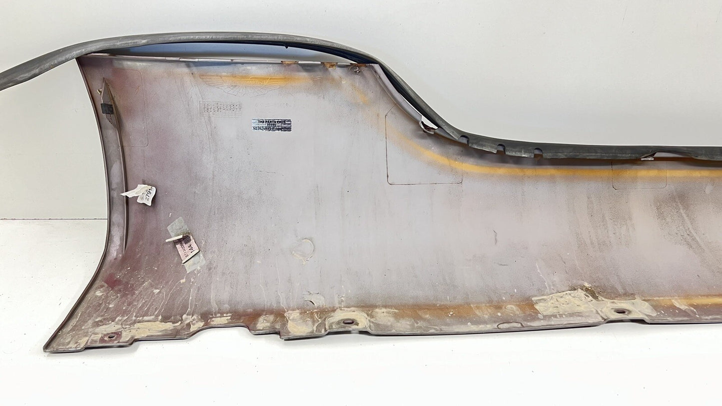07-09 ASTON MARTIN VANTAGE LEFT SIDE SKIRT ROCKER PANEL COVER MERLOT RED OEM