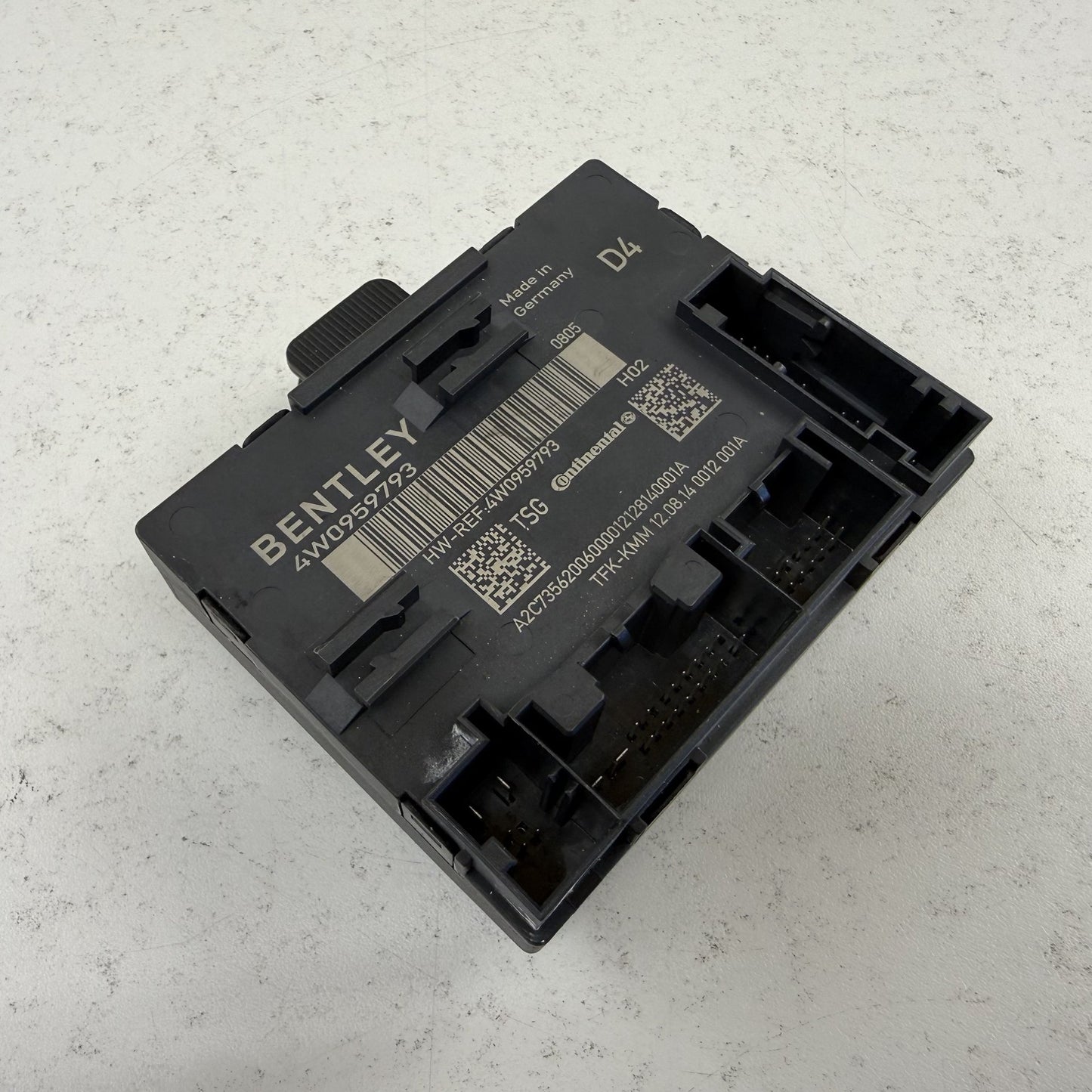 2014-2018 Bentley Flying Spur Left Front Door Control Module 4W0959793 OEM