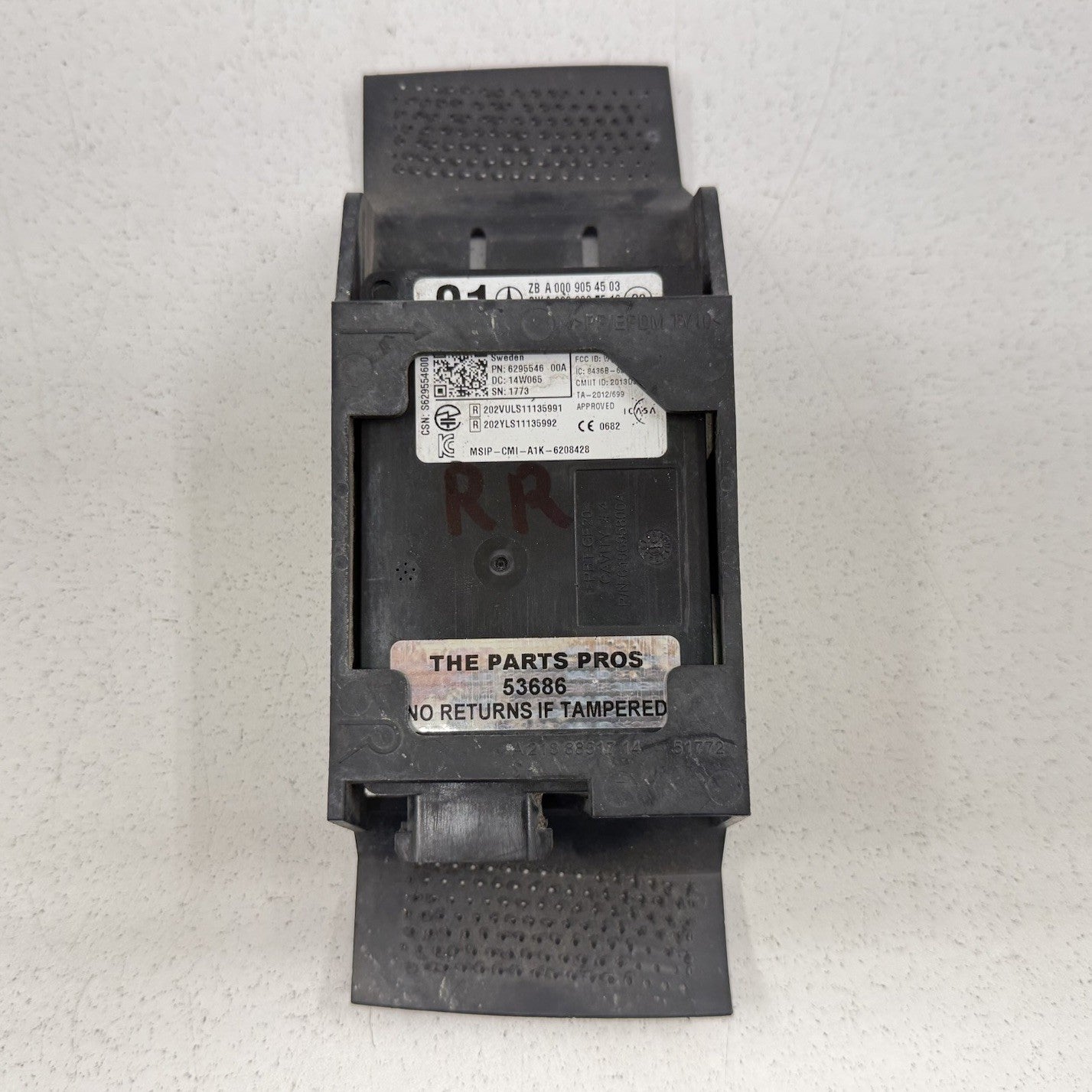 12-18 Mercedes W218 CLS550 Rear Blind Spot Radar Sensor Left Or Right OEM
