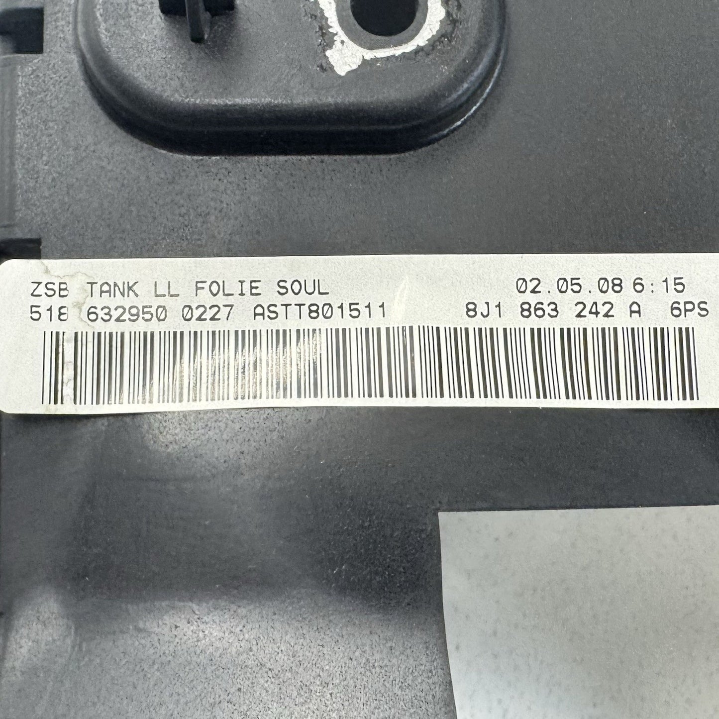 08-15 Audi TT Center Console Shifter Shell Frame Body Trim Panel 8J1863242A OEM
