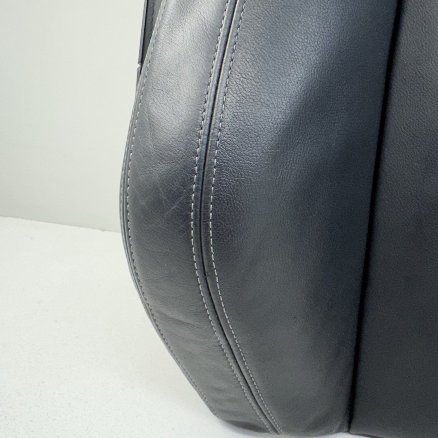 15-18 BMW F80 M3 Right Front Upper Sport Seat Cushion Cover Leather Black OEM