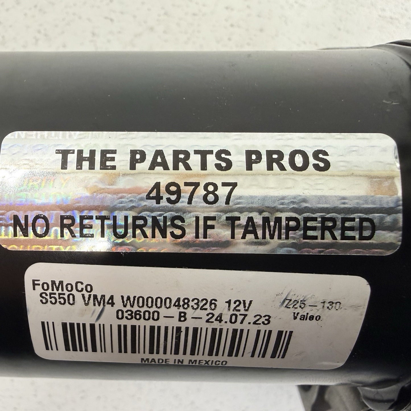 24-26 Ford Mustang Front Windshield Wiper Motor OEM
