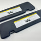20-23 TOYOTA SUPRA LEFT RIGHT FRONT SUNVISOR SUN VISOR SHADE PAIR BLACK OEM