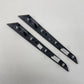 14-24 Maserati Ghibli Left Right Front Rear Door Panel Trim Set Wood Grain OEM