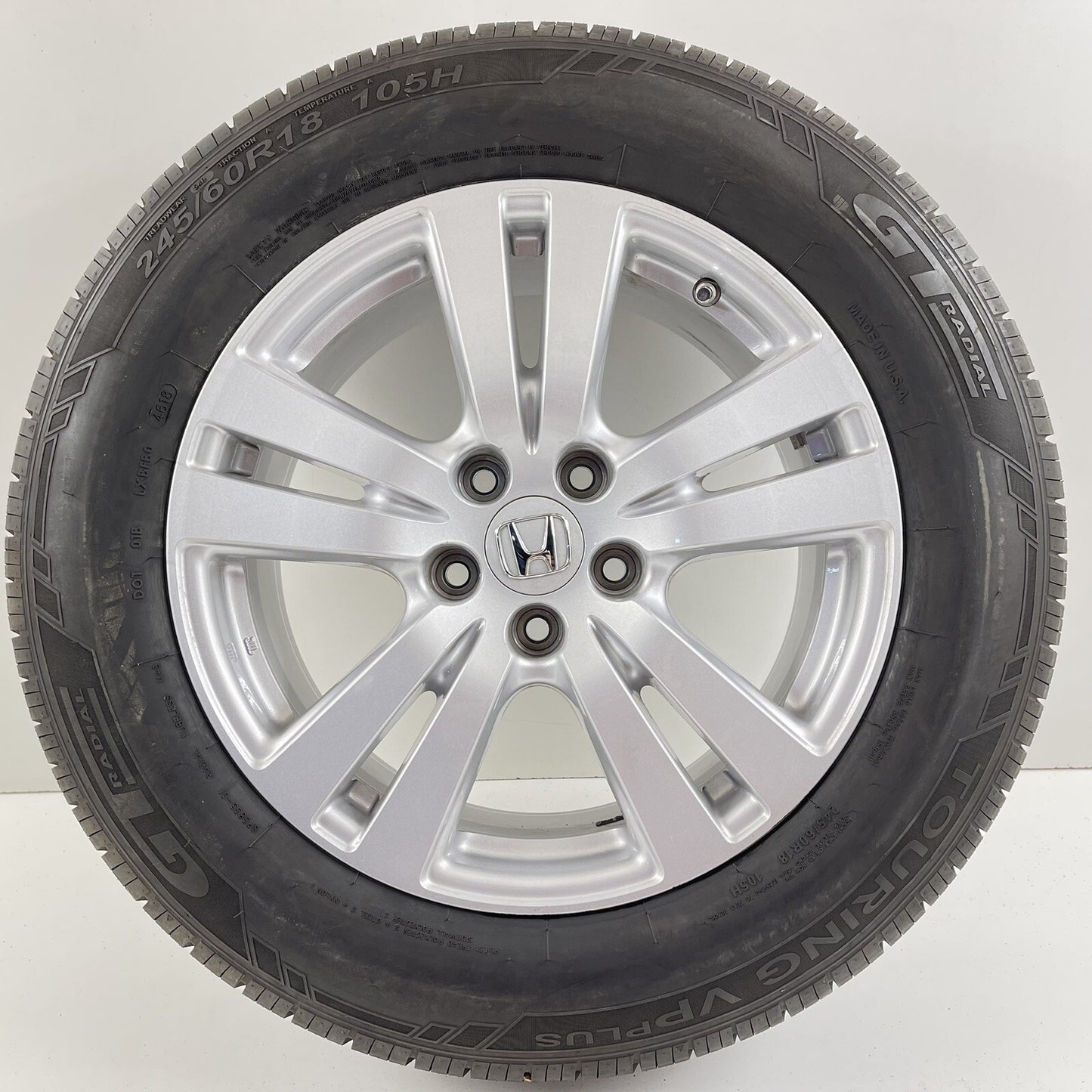 16-20 HONDA PILOT WHEEL RIM W/ TIRE 18x8 +55 OFFSET FACTORY OEM