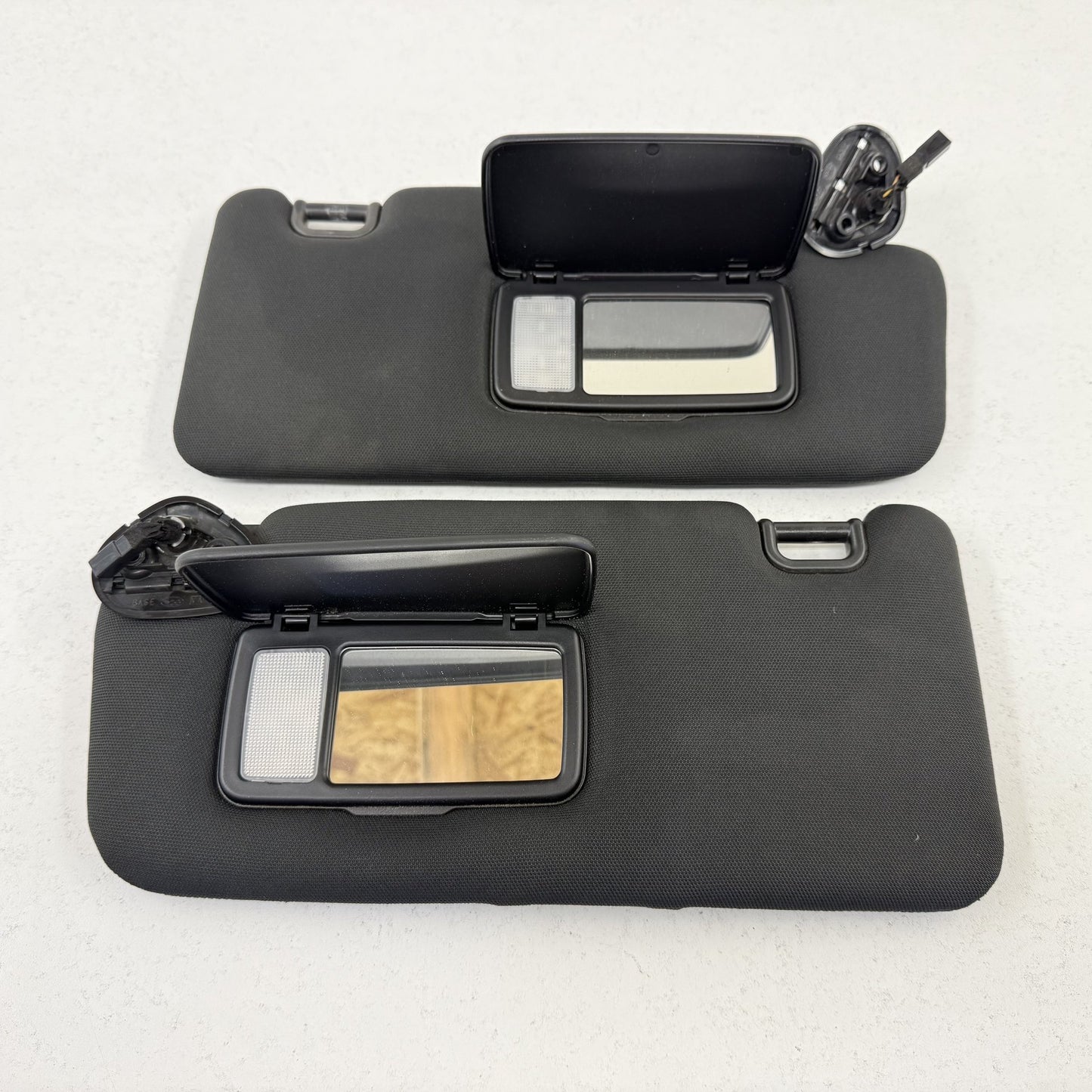 2015-2021 Subaru WRX STI Sunvisor Sun Visor Shade Pair Left &amp; Right Black OEM