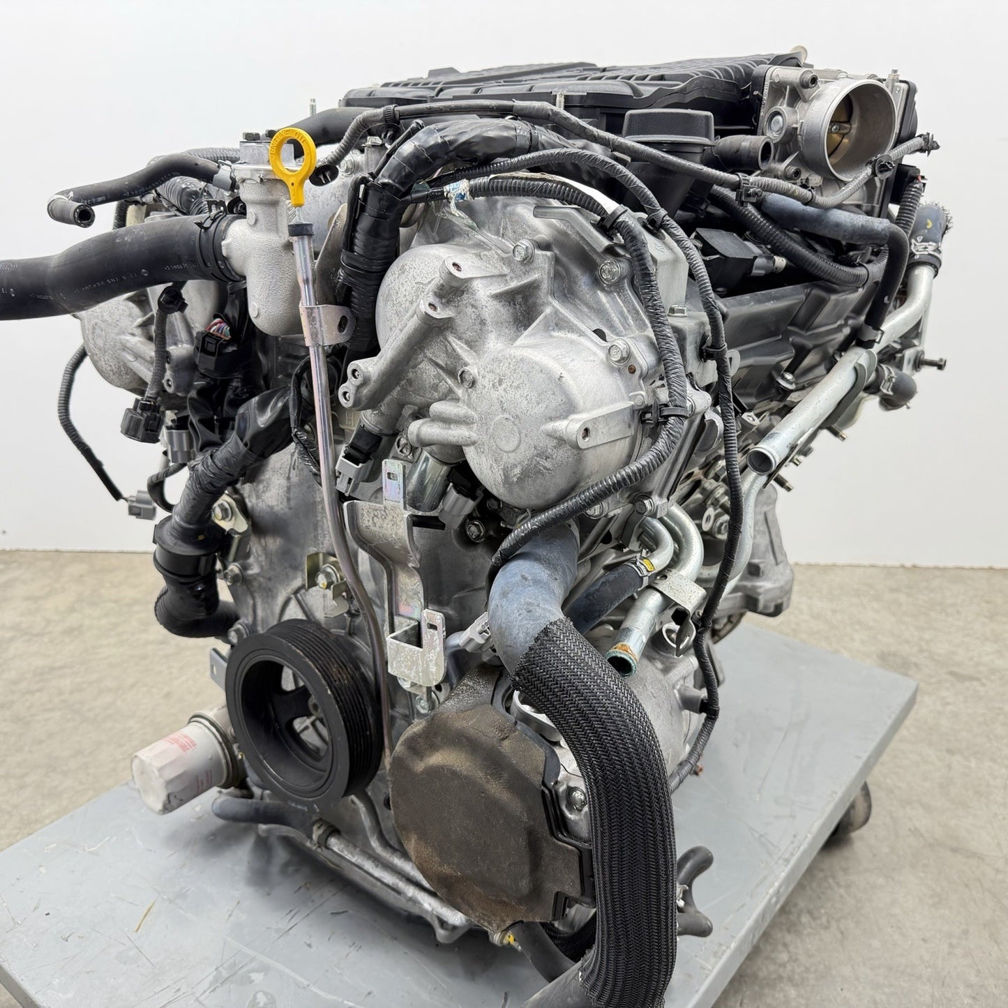 14-18 Infiniti Q50 Hybrid 3.5L VQ35HR AWD Engine Motor Assembly 21K Miles OEM