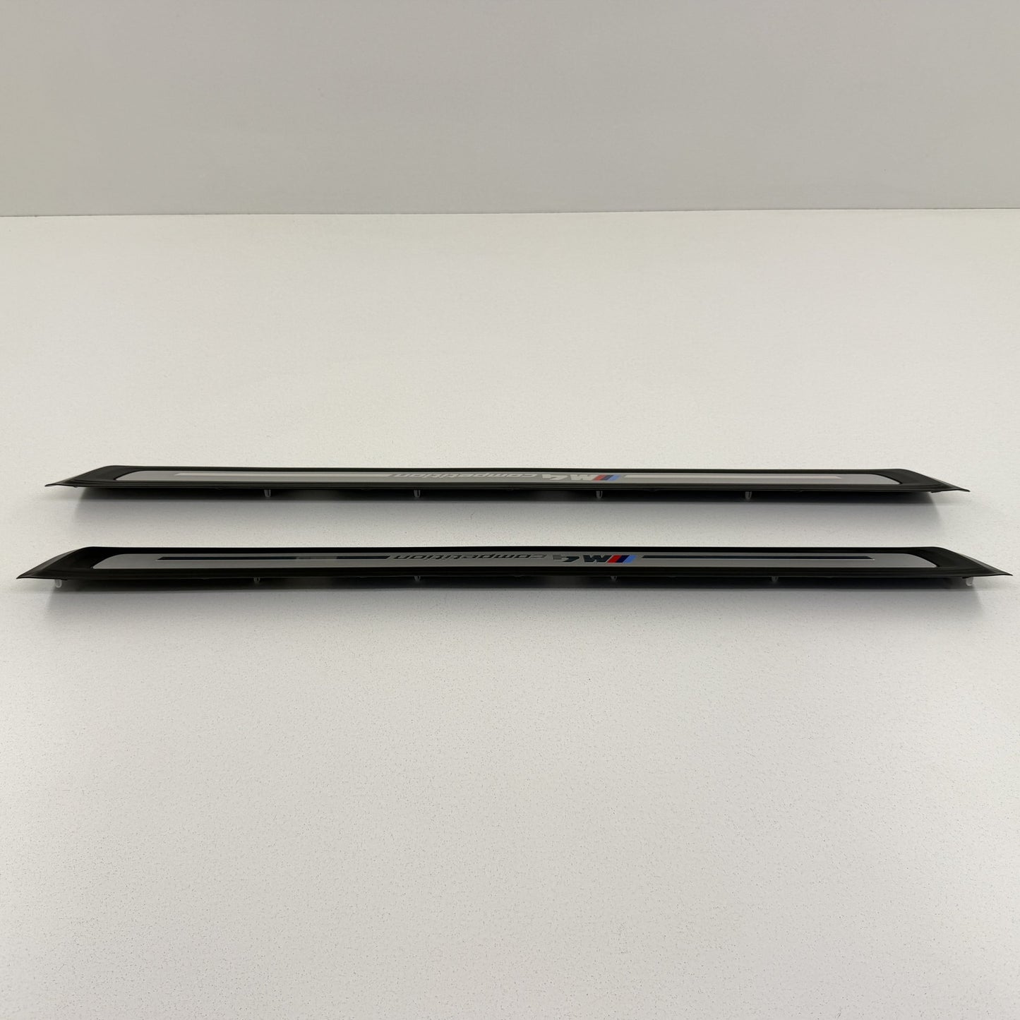 2021-2026 BMW M4 Competition G82 Front Door Sill Scuff Plate Pair 8085272 OEM