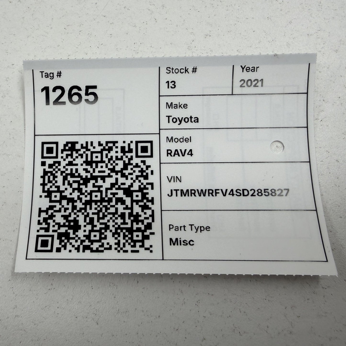 2021-2025 Toyota RAV4 Front Windshield Rain Sensor Module 89941-30040 OEM