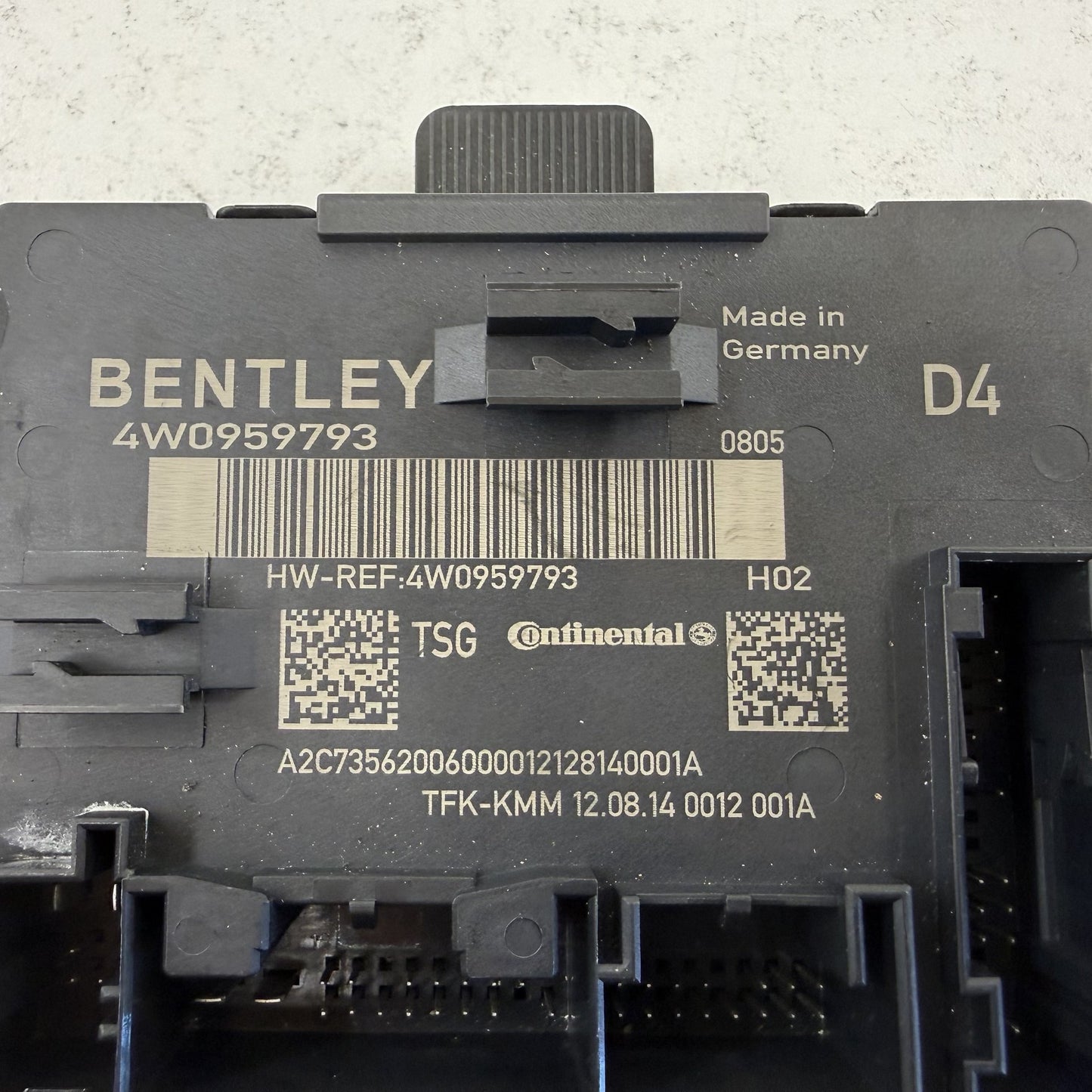 2014-2018 Bentley Flying Spur Left Front Door Control Module 4W0959793 OEM