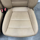 10-16 Porsche Panamera Front Seat Pair Power Memory Leather Luxor Beige OEM