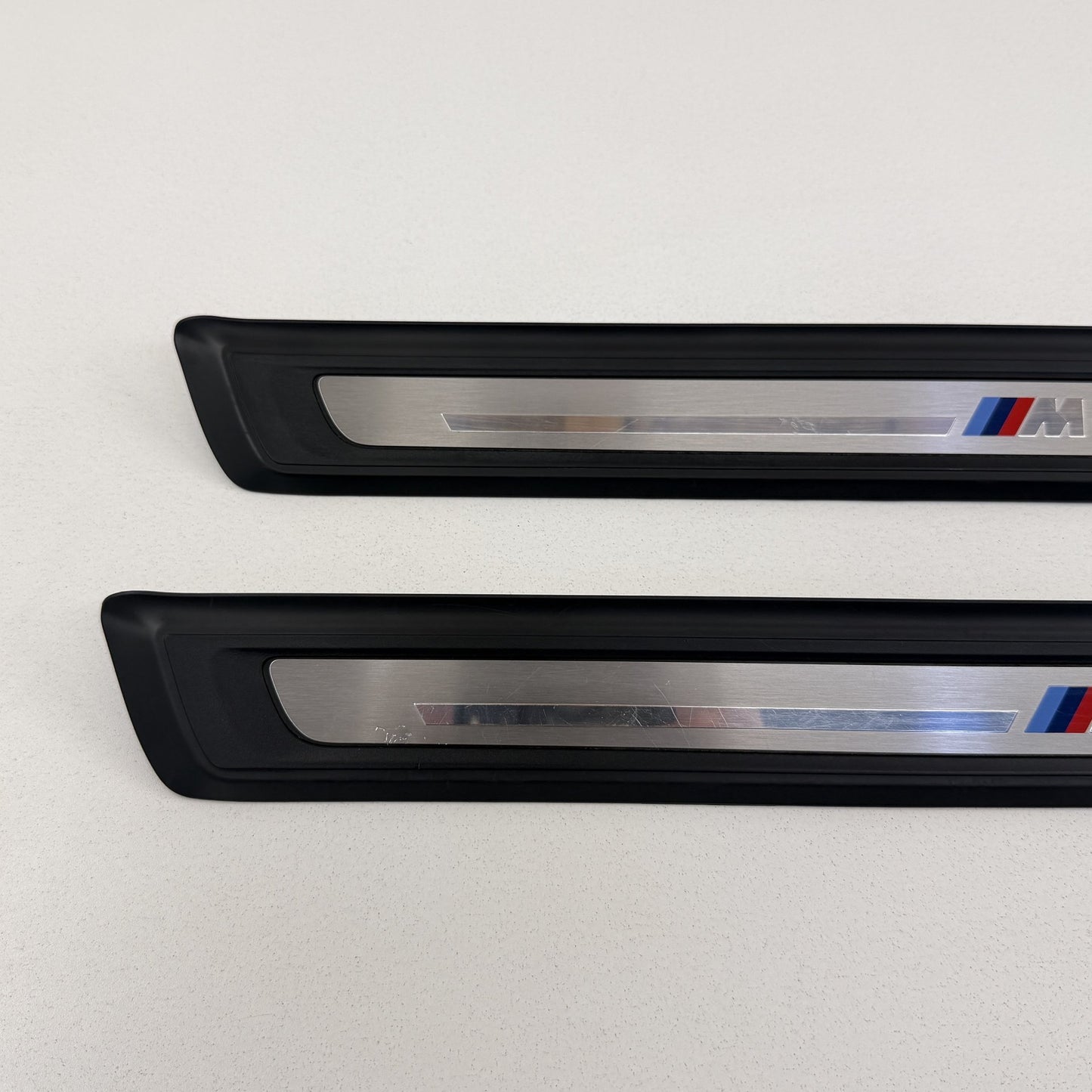 2021-2026 BMW M4 Competition G82 Front Door Sill Scuff Plate Pair 8085272 OEM