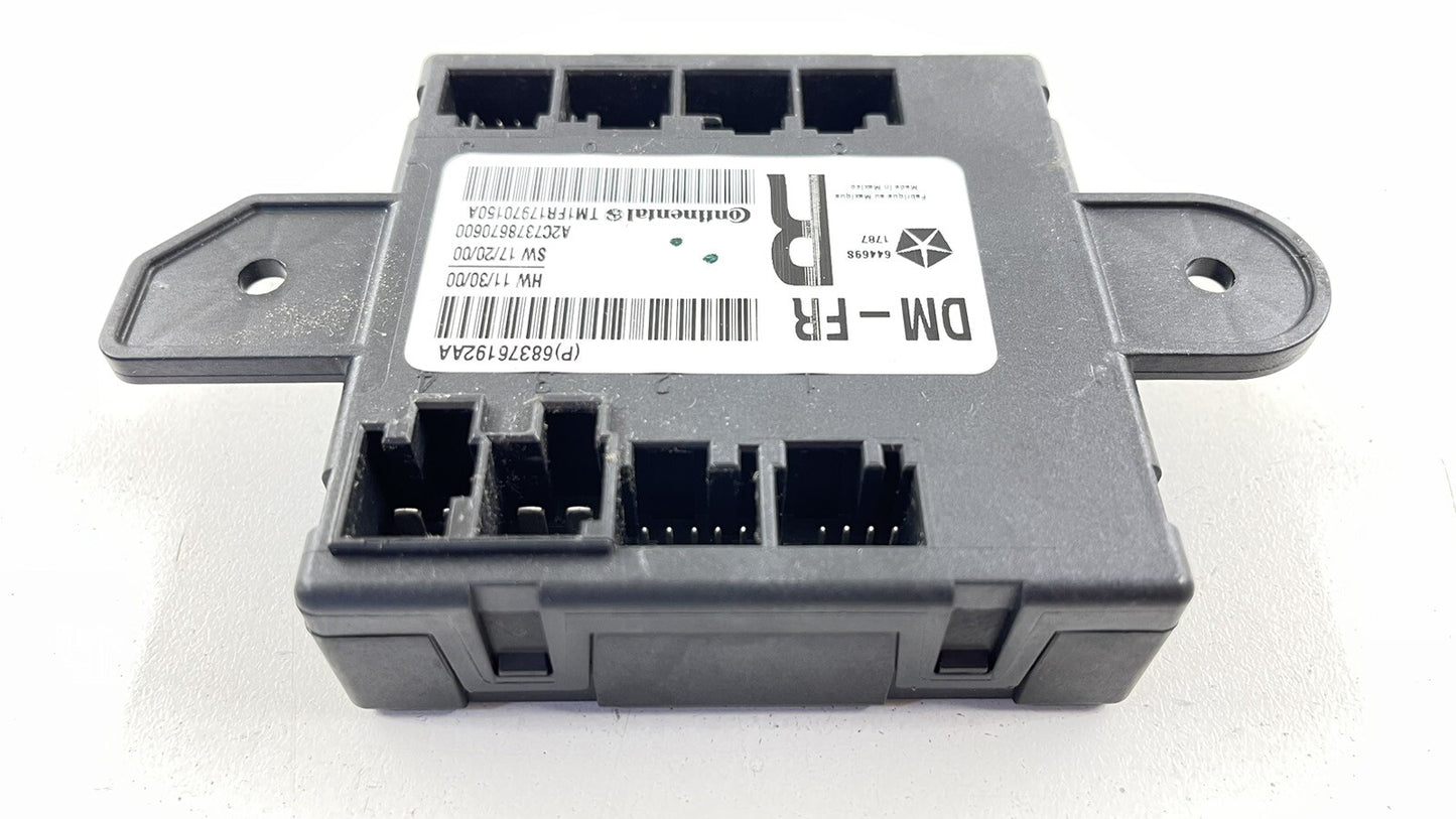 17-23 MASERATI QUATTROPORTE RIGHT FRONT DOOR CONTROL MODULE 68376192AA OEM