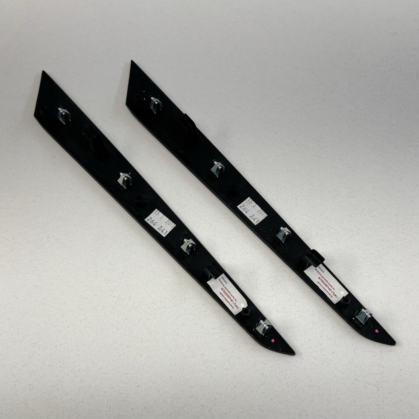 14-24 Maserati Ghibli Left Right Front Rear Door Panel Trim Set Wood Grain OEM