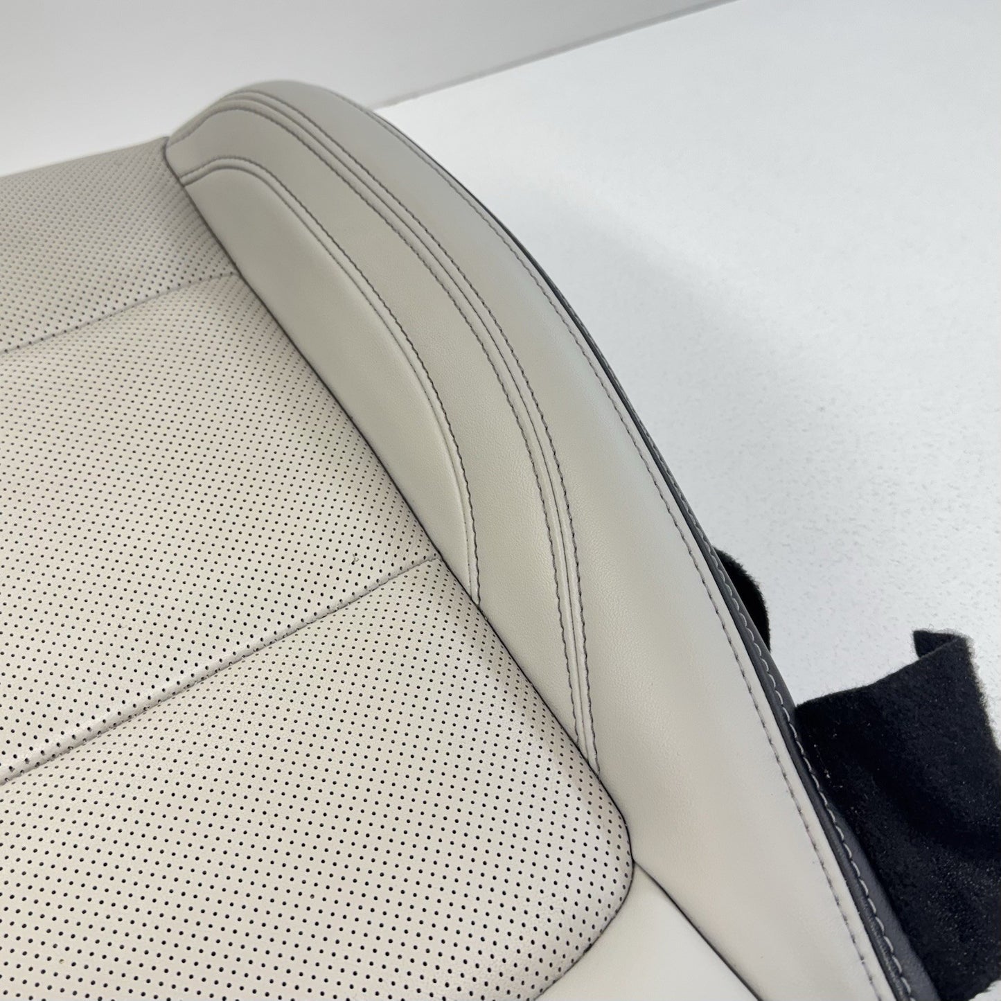 24-26 Ford Mustang Driver Left Front Lower Seat Cushion Leather Space Gray OEM