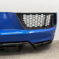 17-18 Audi R8 Rear Bumper Cover Complete W/ Carbon Fiber Valance & Sensors OEM