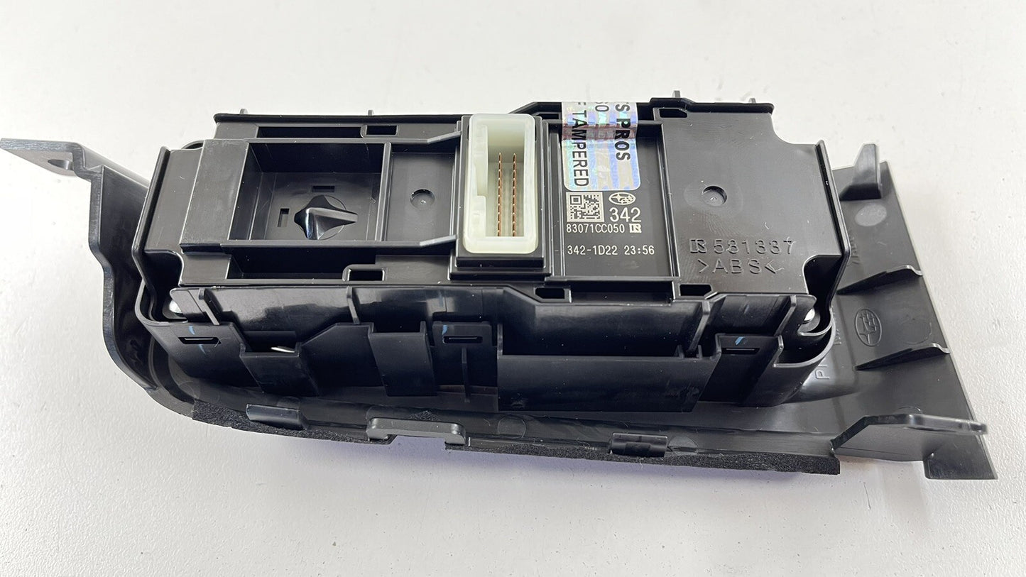 22-23 TOYOTA GR86 DRIVER LEFT FRONT MASTER WINDOW CONTROL SWITCH 83071CC050 OEM