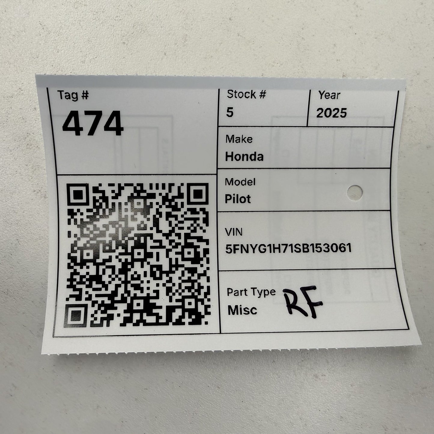 2023-2025 Honda Pilot Right Front Door Control Module 35060-T90-AA1 OEM
