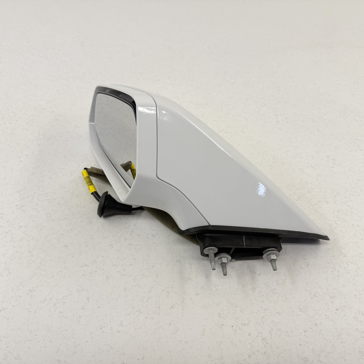 2010-2015 Chevrolet Camaro Driver Left Door Mirror Side View White OEM