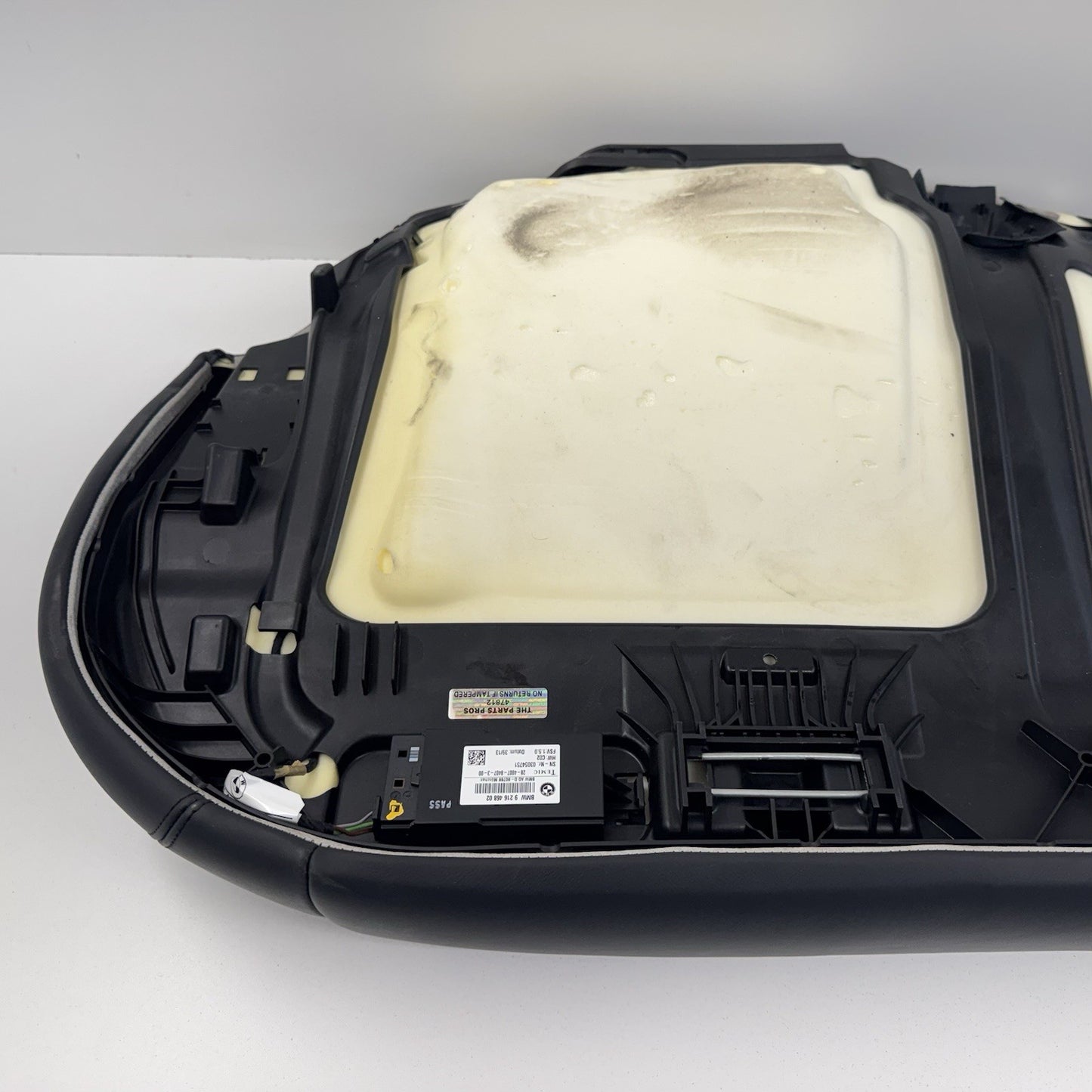 12-16 BMW M5 F10 Rear Lower Bottom Seat Cushion Cover Leather Black OEM