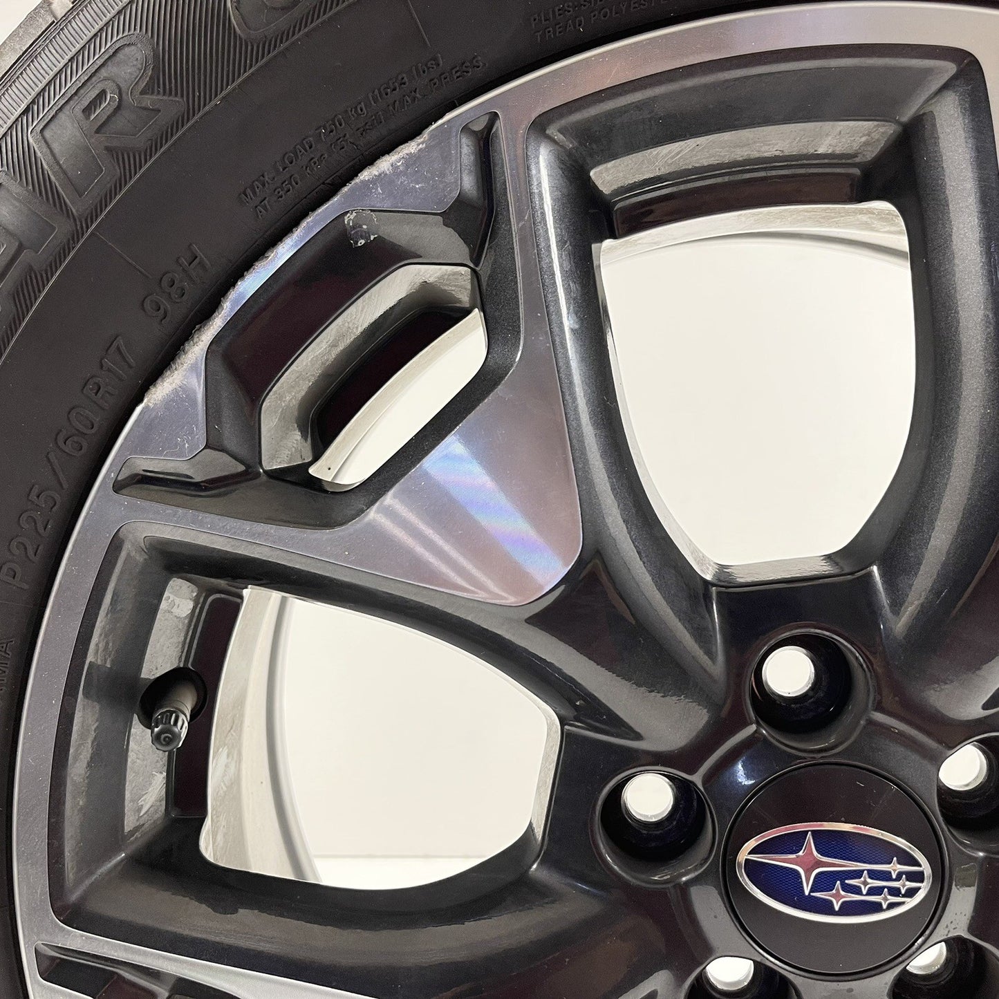 18-20 SUBARU CROSSTREK WHEEL RIM WITH TIRE 17x7 +55 OFFSET FACTORY OEM