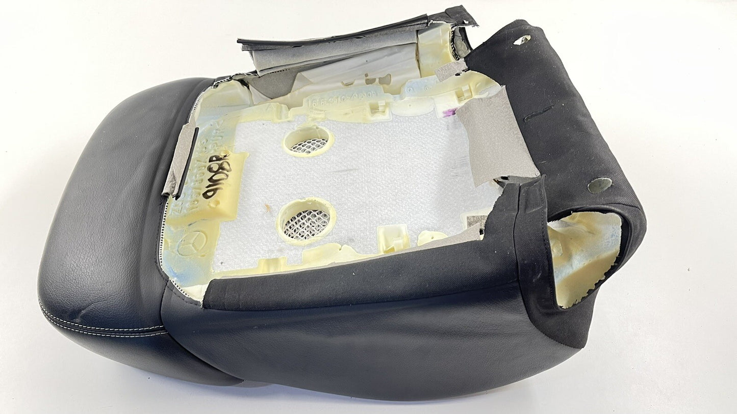 13-16 MERCEDES GL350 X166 PASSENGER RIGHT FRONT UPPER SEAT CUSHION COVER OEM