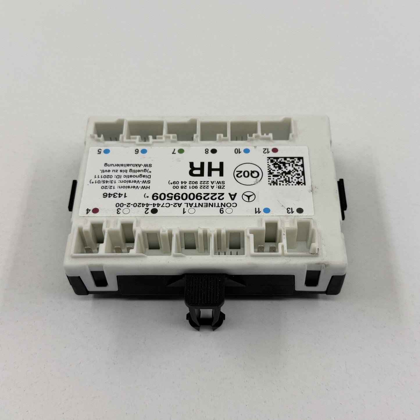 2014-2020 Mercedes-Benz S550 W222 Passenger Right Rear Door Control Module OEM