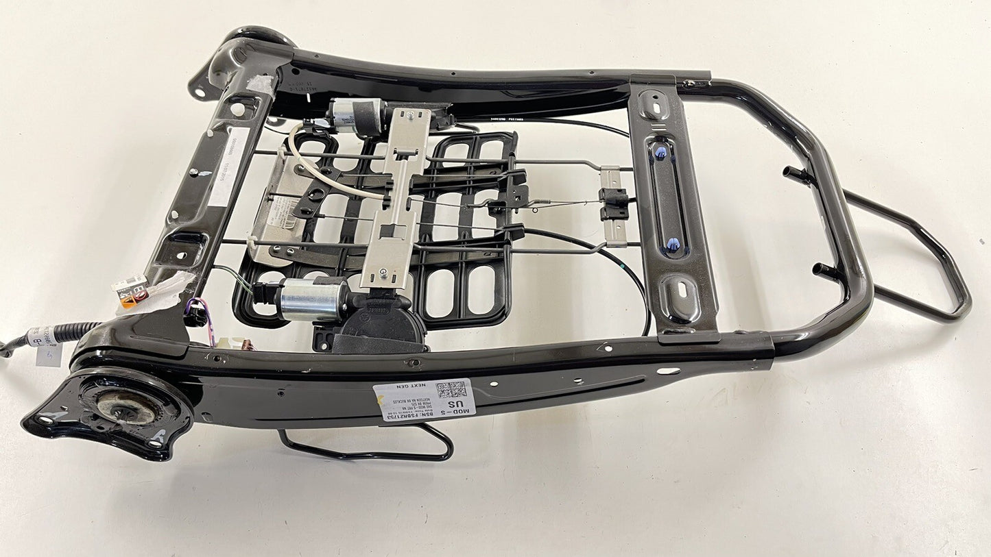 12-16 TESLA MODEL S RIGHT FRONT UPPER SEAT TRACK SEAT FRAME SEAT RAIL OEM