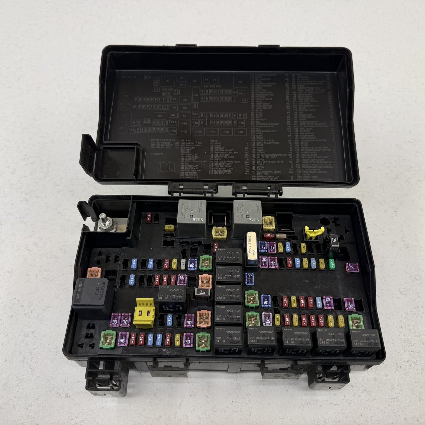 2021-2026 Dodge Durango Engine Bay Power Distribution Center Fuse Box OEM
