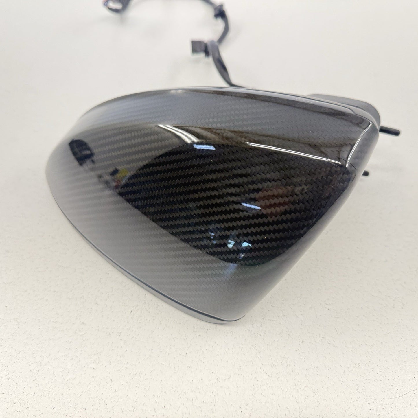 17-23 Audi R8 Carbon Fiber Door Mirror Pair Left & Right Genuine OEM