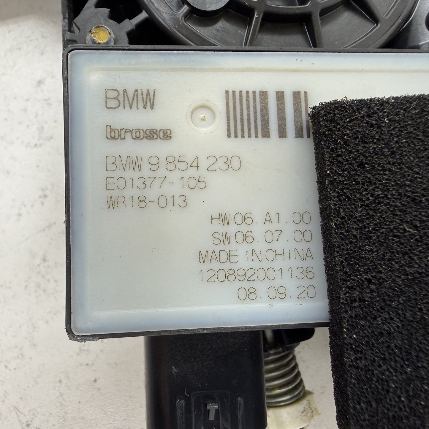 2021-2026 BMW M4 M440i G22 G82 Coupe Right Door Glass Window Regulator Motor OEM