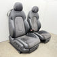 08-15 Audi TT Front Bucket Recaro Power Seat Pair Leather Suede OEM
