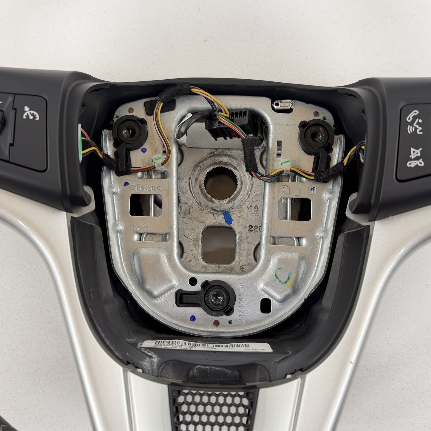 2013-2015 Chevrolet Camaro SS 1LE Suede Flat Bottom Steering Wheel 22925461 OEM