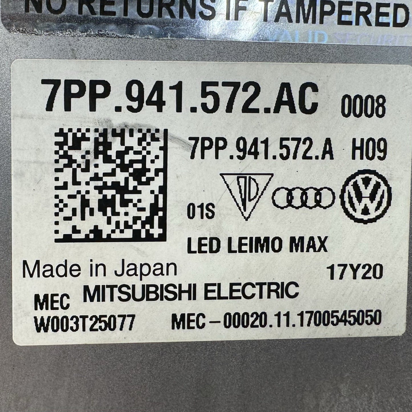 18-19 Audi A5 S5 Driver Left Front Headlight Head Light Lamp LED Complete OEM