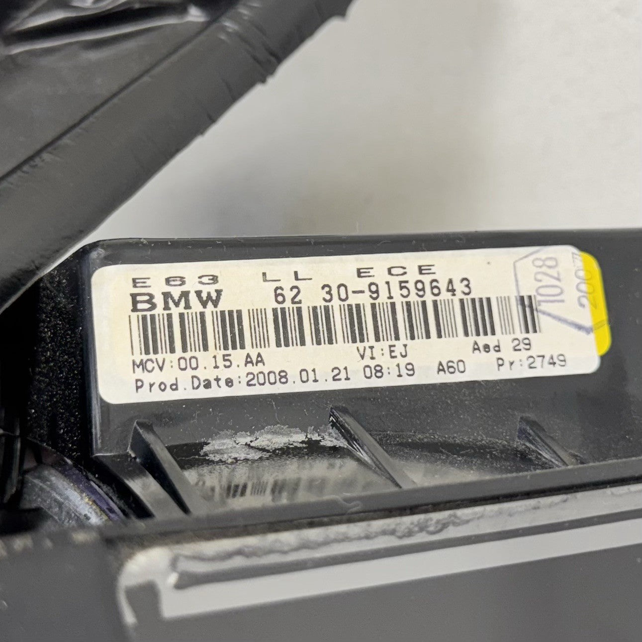 06-10 BMW M6 E63 E64 Dashboard HUD Heads Up Display Screen Projector 9159643 OEM
