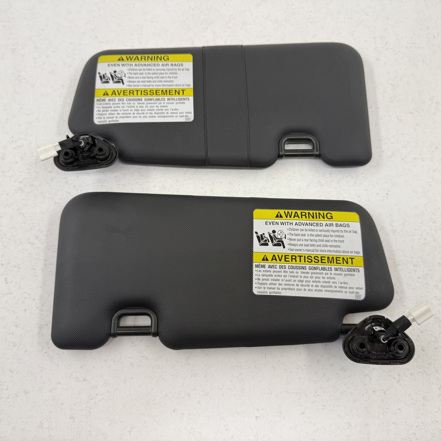 2022-2026 Subaru WRX Limited Sunvisor Sun Visor Shade Pair Left Right Black OEM