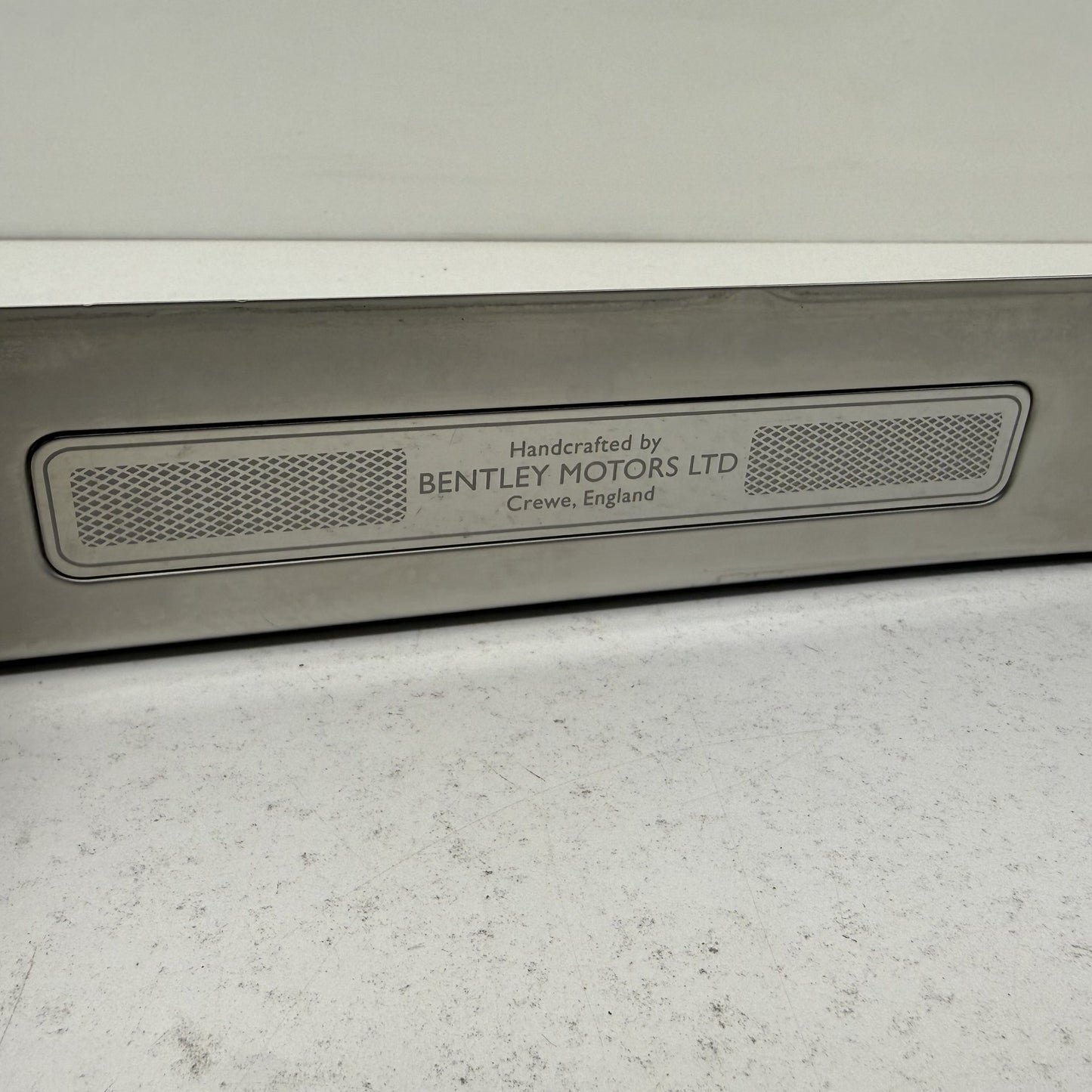 2014-2018 Bentley Flying Spur Door Sill Scuff Kick Plate Set Front & Rear OEM