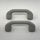 08-18 Mercedes C CLS E Interior Headliner Roof Grab Handle Set Gray OEM