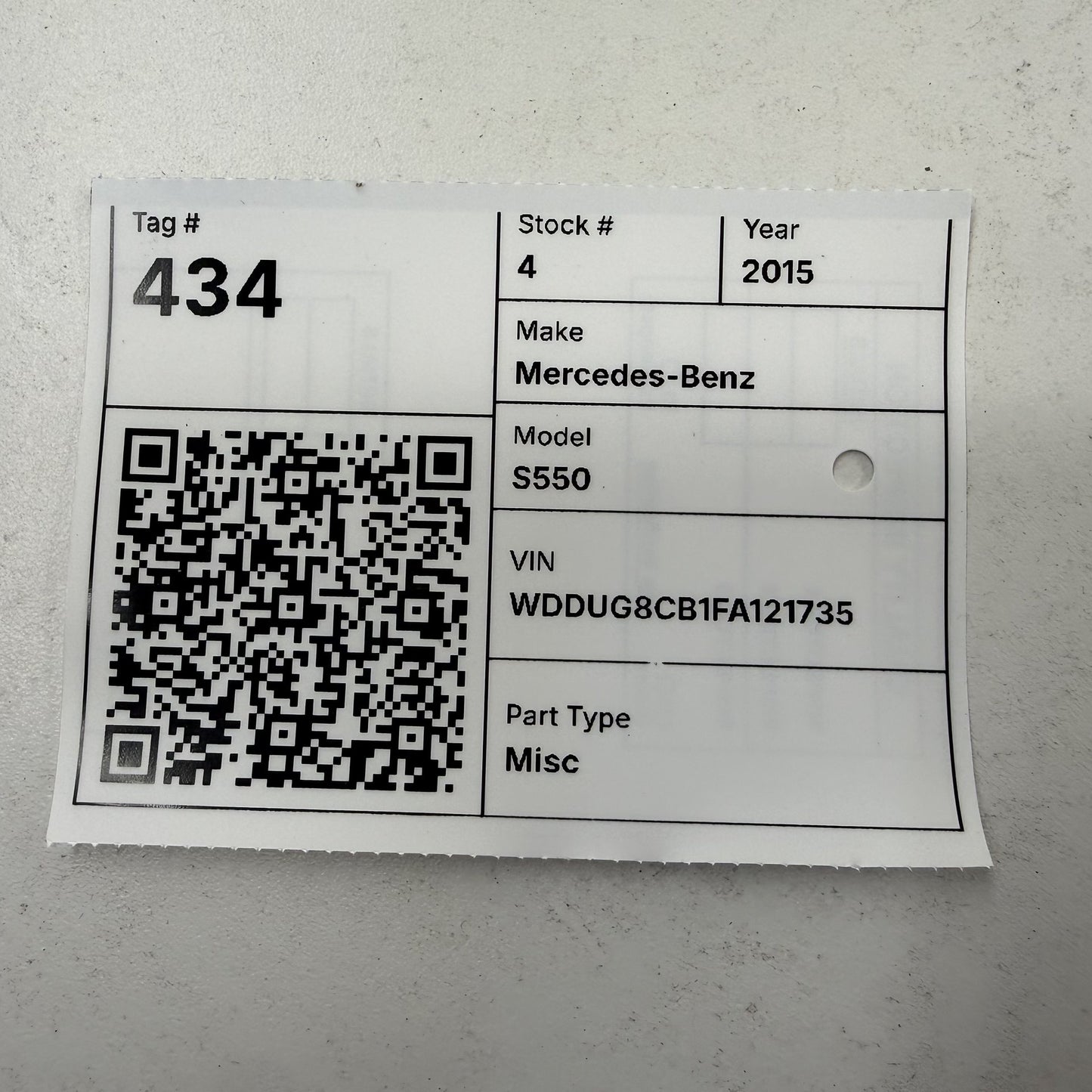 2014-2017 Mercedes S550 W222 Airbag Air Bag SRS Restraint Module 2229012501 OEM