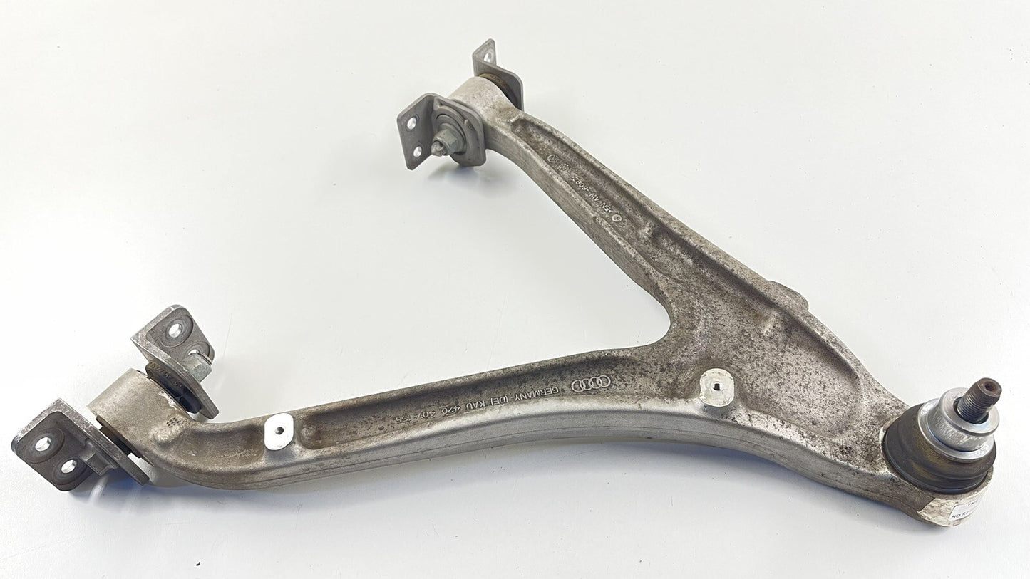 08-15 AUDI R8 SPYDER DRIVER LEFT FRONT LOWER CONTROL ARM 420 407 155 OEM