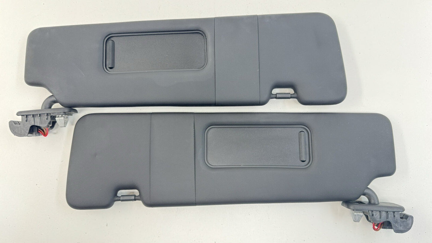 20-23 TOYOTA SUPRA LEFT RIGHT FRONT SUNVISOR SUN VISOR SHADE PAIR BLACK OEM