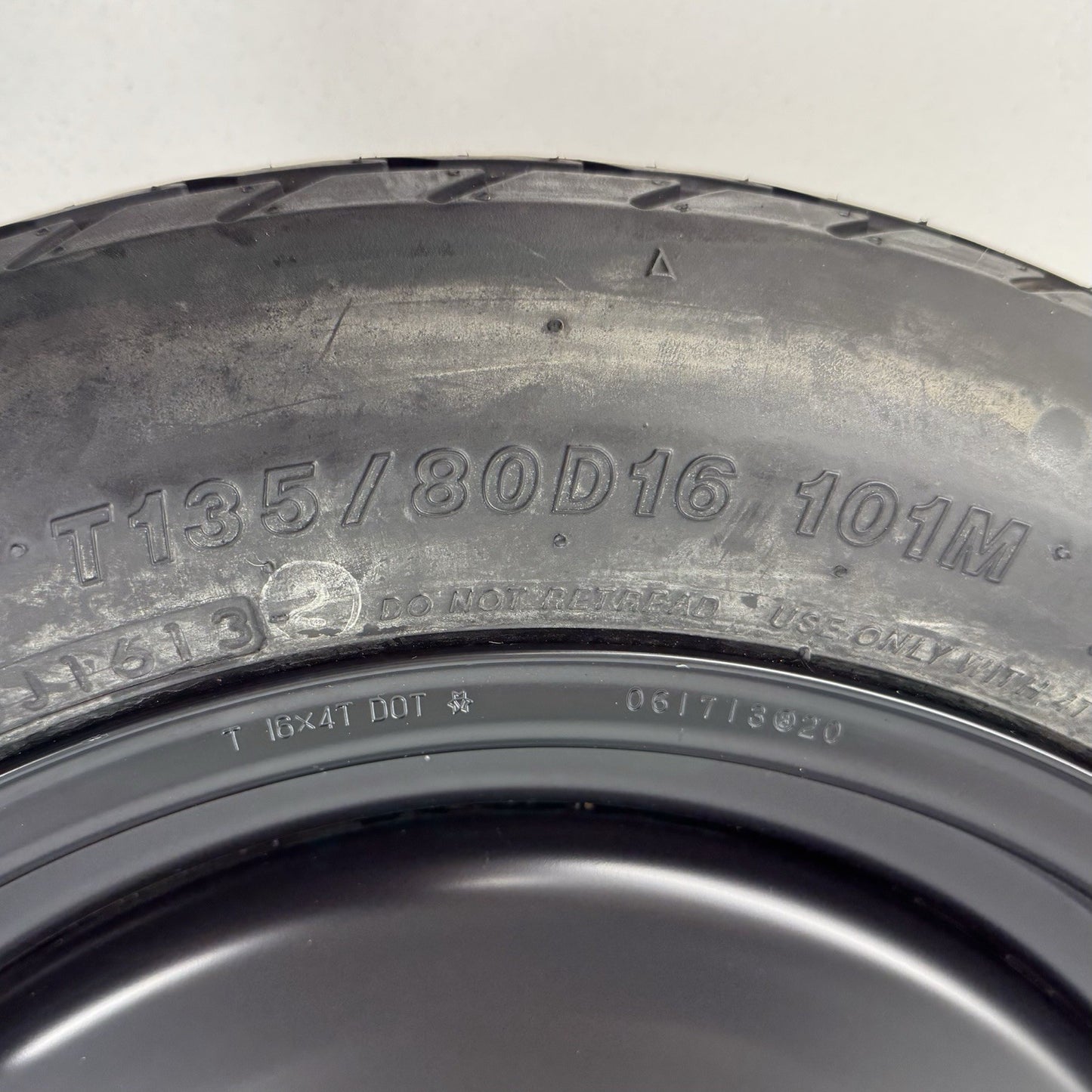 13-16 Subaru BRZ Scion FR-S 16" Emergency Spare Tire Wheel Rim Donut OEM