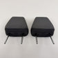 2019-2025 Toyota RAV4 Front Seat Headrest Head Rest Pair Black Cloth OEM